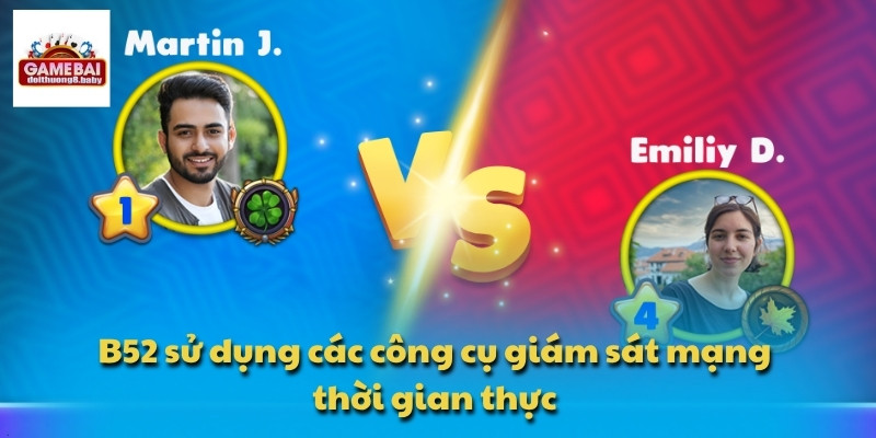 B52 – Nơi Tích Hợp Đa Dạng Game Đổi Thưởng Phổ Biến 4 B52 sử dụng các công cụ giám sát mạng thời gian thực