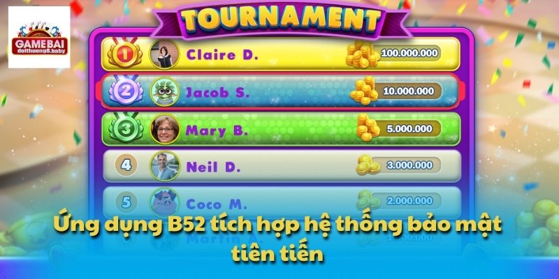 B52 – Nơi Tích Hợp Đa Dạng Game Đổi Thưởng Phổ Biến 7 Ứng dụng B52 tích hợp hệ thống bảo mật tiên tiến