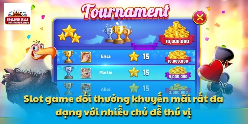 Cập Nhật Mới Nhất Về Game Đổi Thưởng Khuyến Mãi 2025 2 Slot game đổi thưởng khuyến mãi rất đa dạng với nhiều chủ đề thú vị