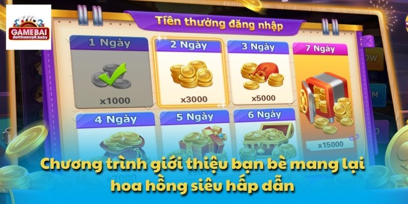 Chương trình giới thiệu bạn bè mang lại hoa hồng siêu hấp dẫn