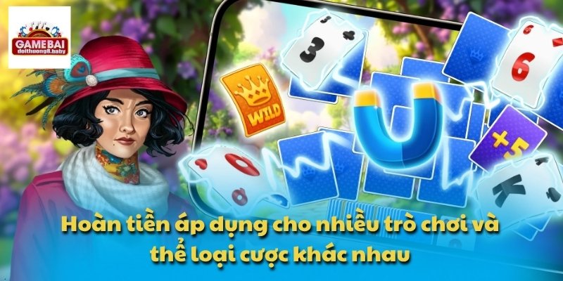 Hoàn tiền áp dụng cho nhiều trò chơi và thể loại cược khác nhau