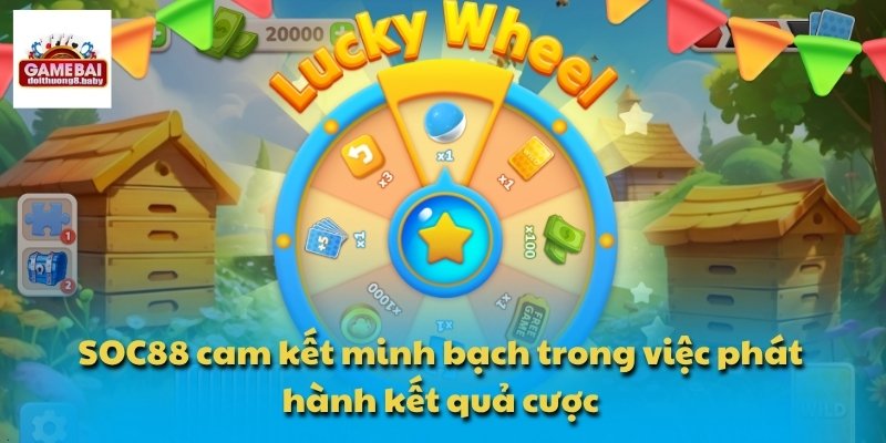 SOC88 cam kết minh bạch trong việc phát hành kết quả cược